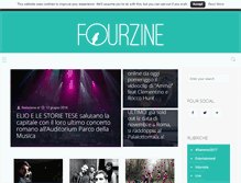 Tablet Screenshot of fourzine.it